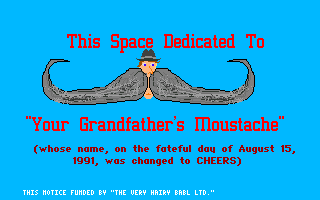 Your Grandfather's Moustache